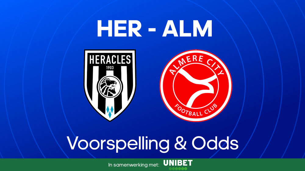Heracles Almere City Voorbeschouwing voorspelling Opstellingen
