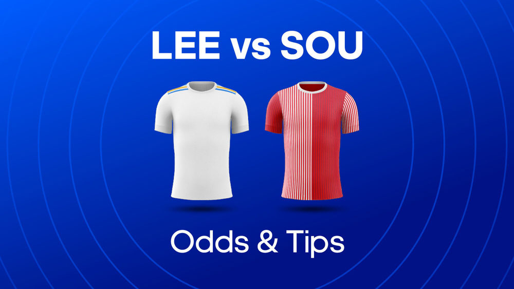 leeds southampton wedtips en odds