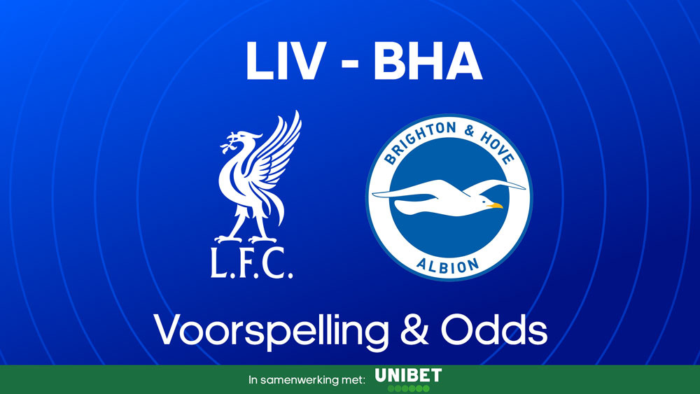 brighton hove albion liverpool voorspelling opstellingen statistieken