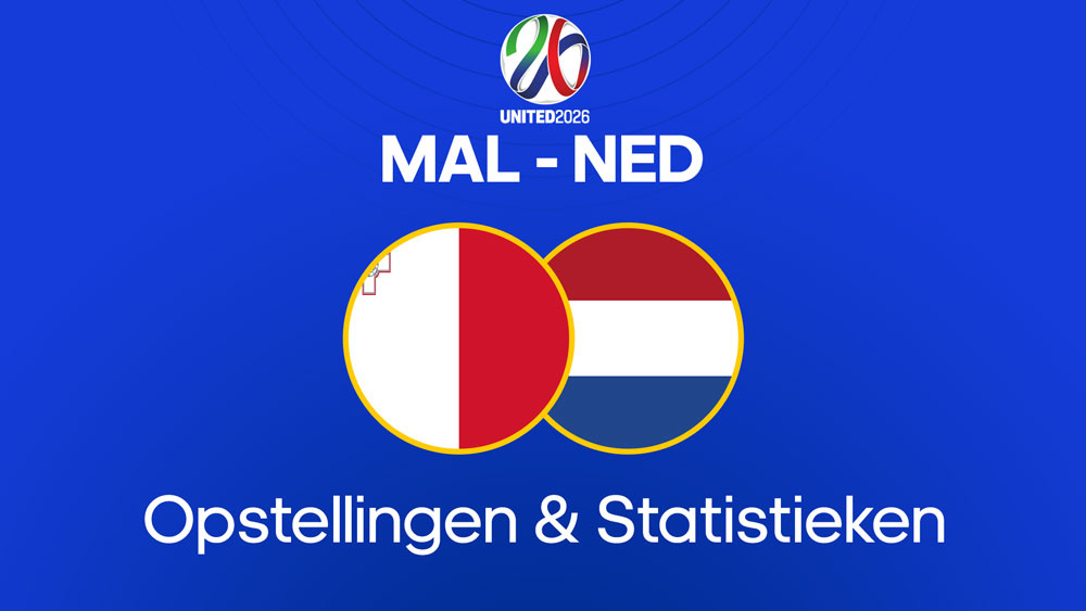 nederlands elftal maltees voetbalelftal opstellingen statistieken