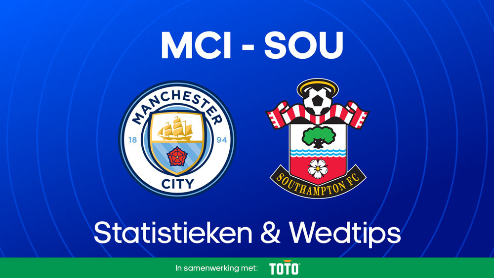 Manchester City Southampton voorspelling opstellingen
