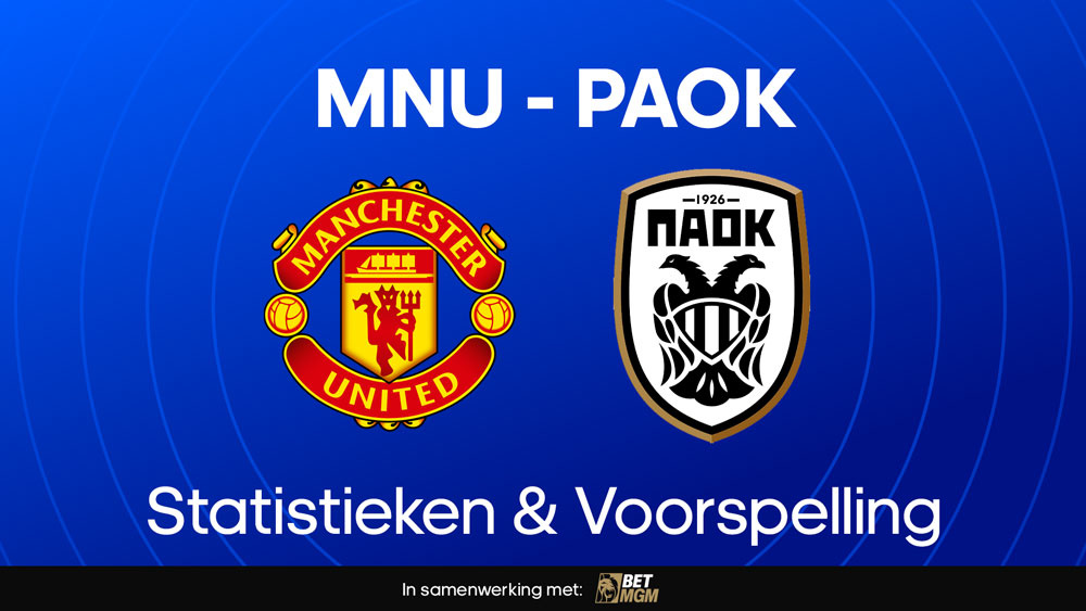 Manchester United PAOK Opstellingen Statistieken Voorspelling