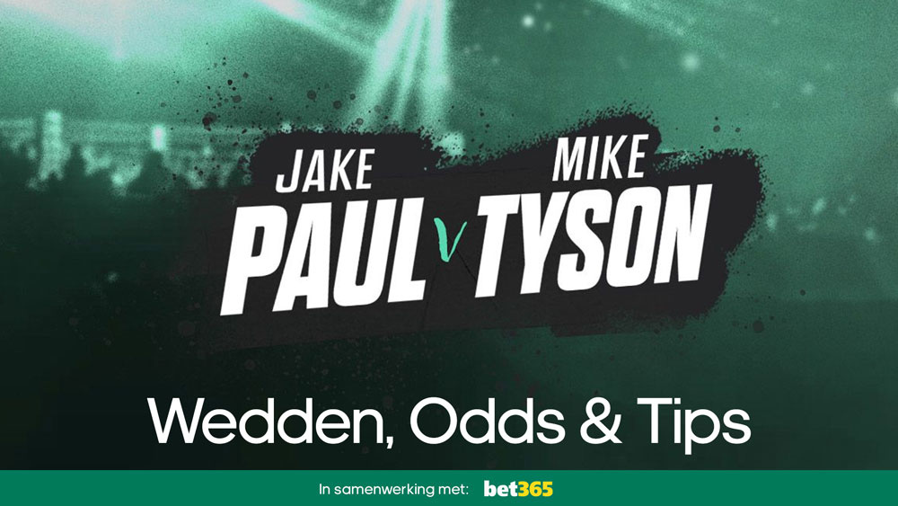 Jake Paul - Mike Tyson Wedden Odds Voorspelling bookmakers