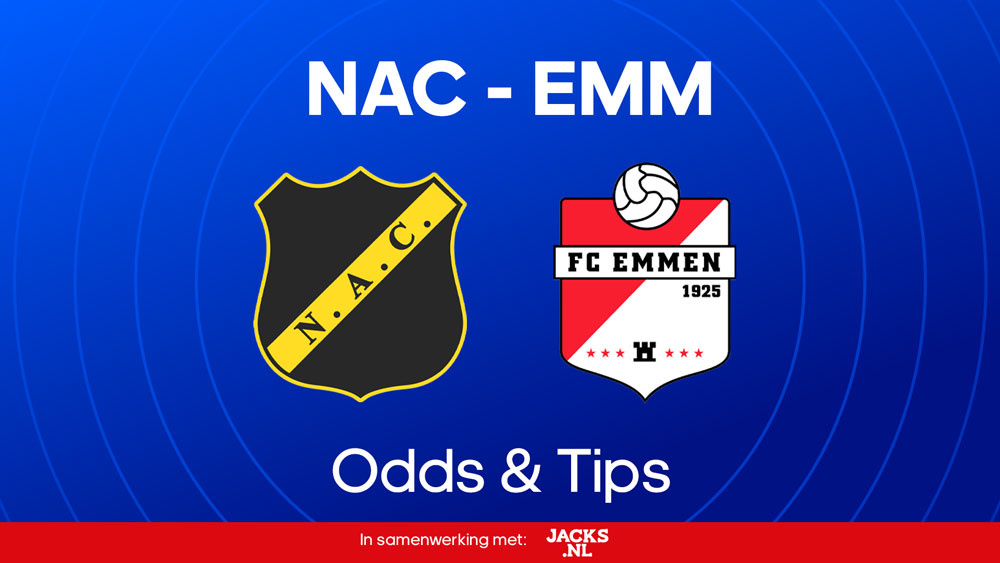 NAC Breda - FC Emmen Wedtips en Odds