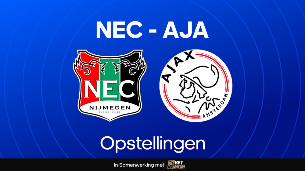 nec ajax opstellingen