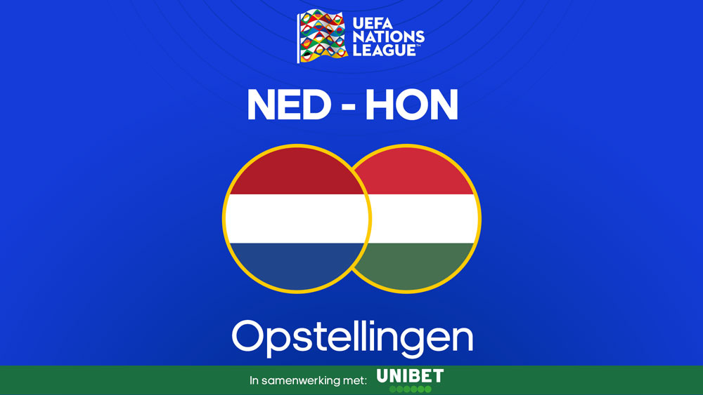 Nederland Elftal Hongaars voetbalelftal opstellingen definitief