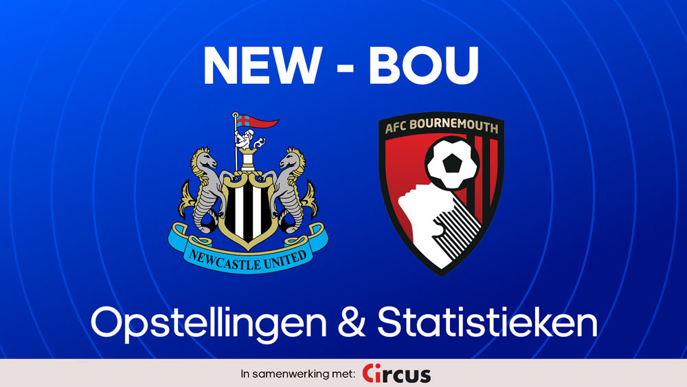 newcastle united afc bournemouth opstellingen