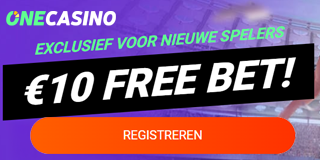 Offer Banner - OneCasino 10 euro free bet footer