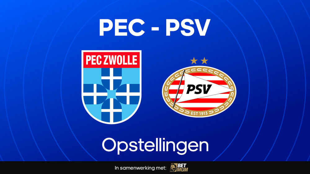 pec zwolle psv opstellingen