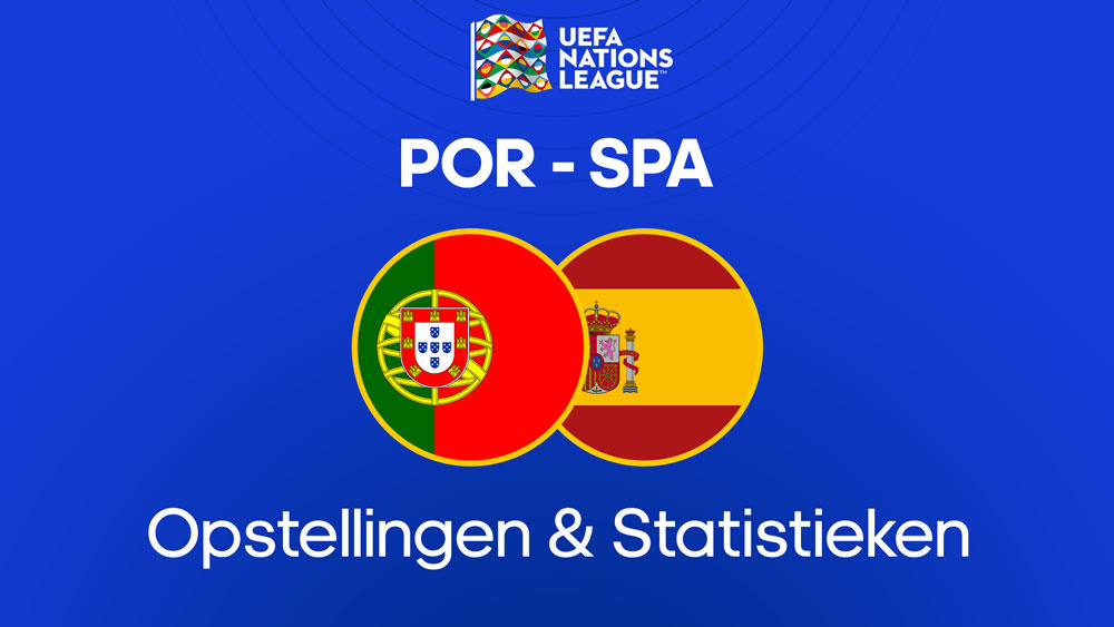 portugees voetbalelftal spaans voetbalelftal opstellingen statistieken