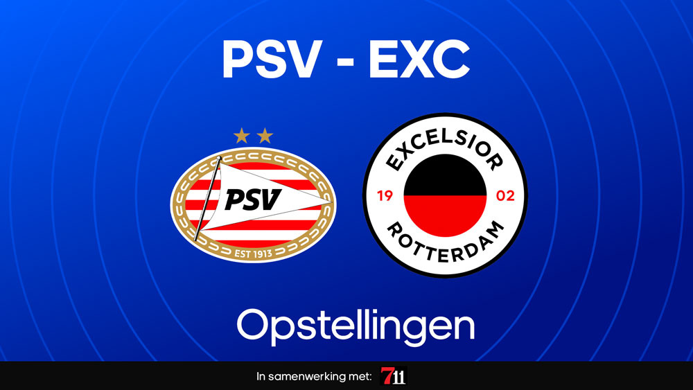 psv excelsior opstellingen