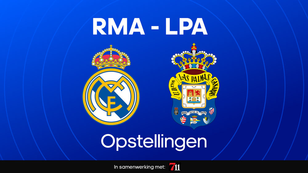 real madrid las palmas opstellingen