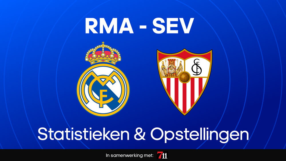 real madrid sevilla opstellingen statistieken