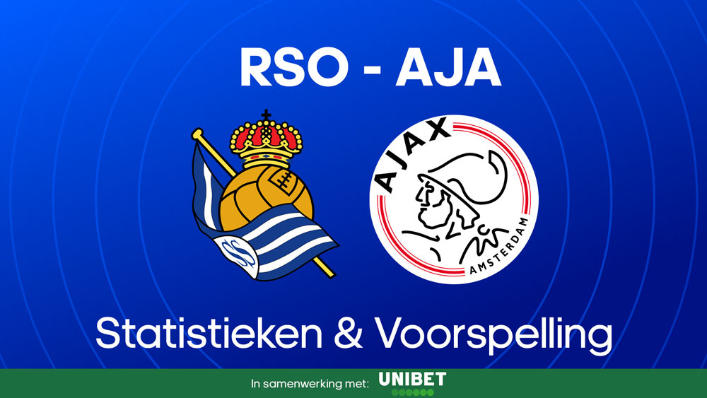 real sociedad ajax statistieken voorspelling