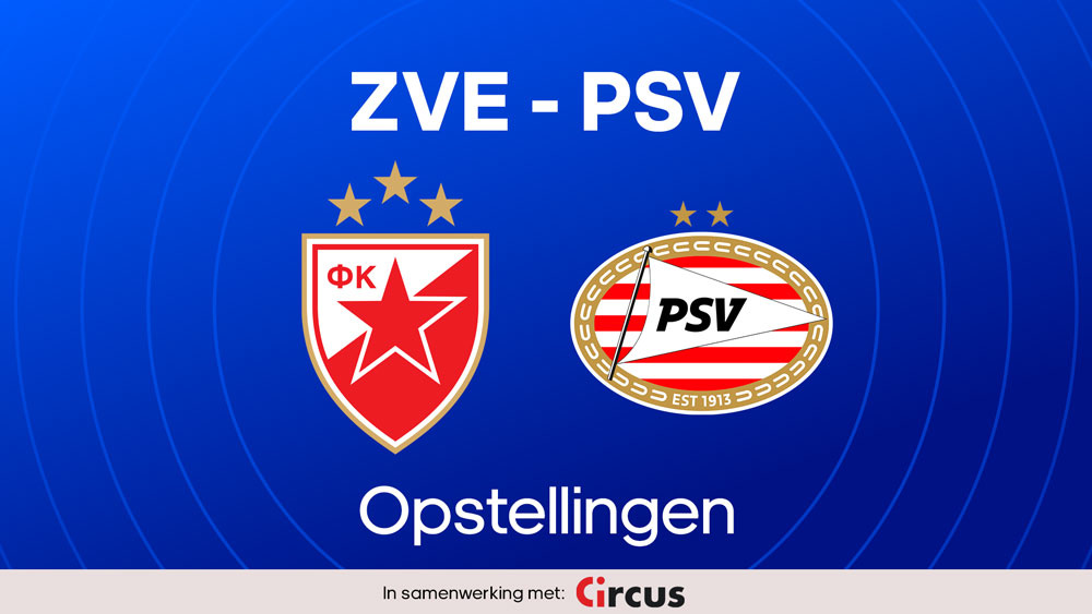 rode ster belgrado psv opstellingen