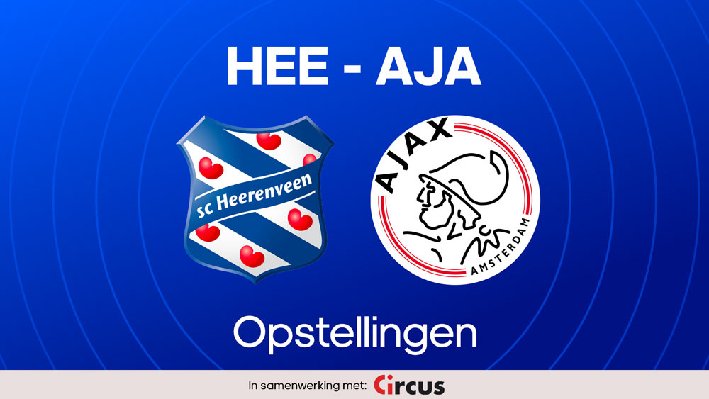 sc heerenveen ajax opstellingen