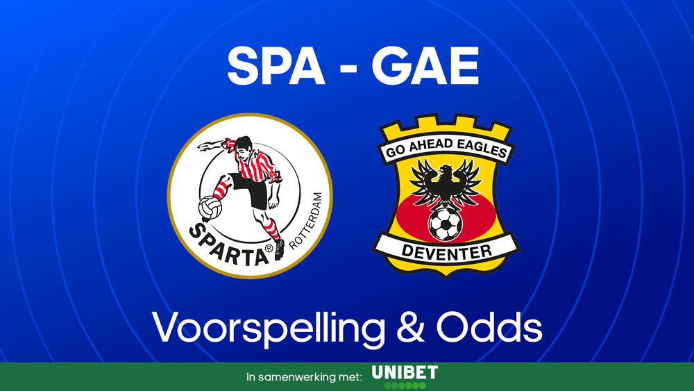 Sparta – Go Ahead Eagles Voorspelling, Statistieken 