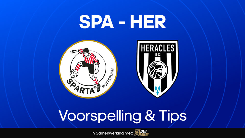 sparta rotterdam heracles almelo voorspelling 