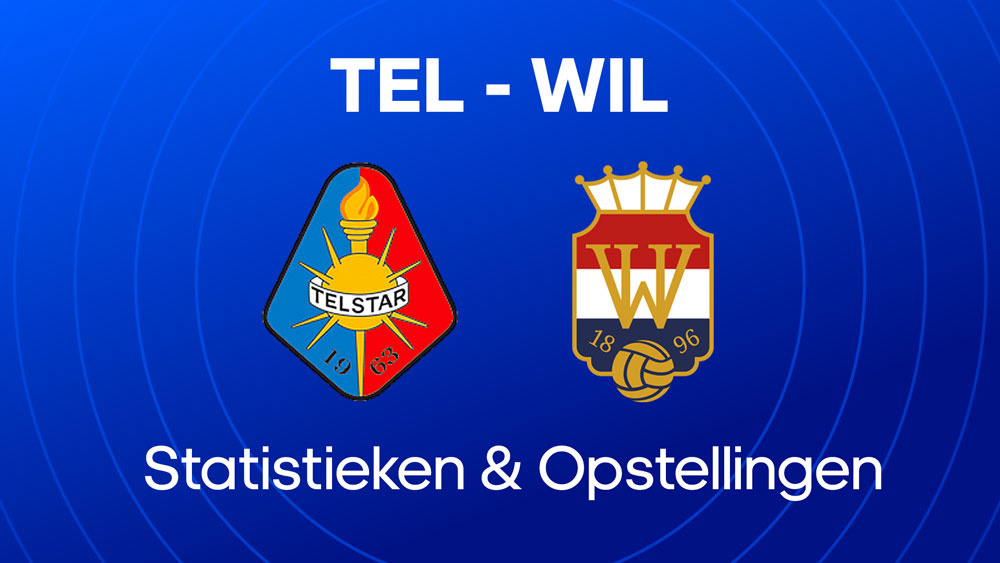 telstar willem ii opstellingen statistieken