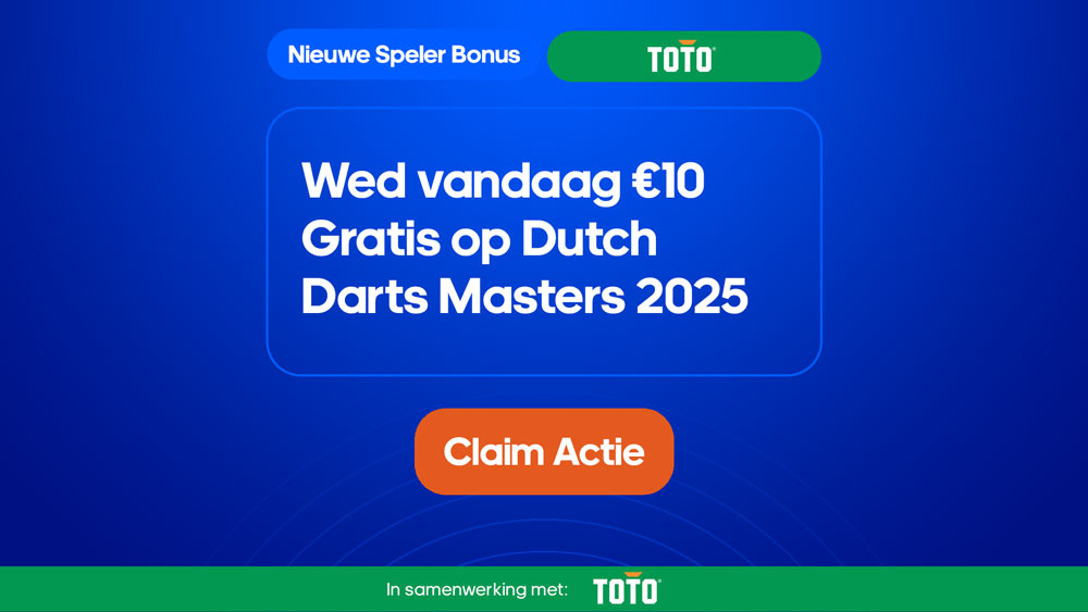 kijken en wedden op toto dutch darts masters 2025