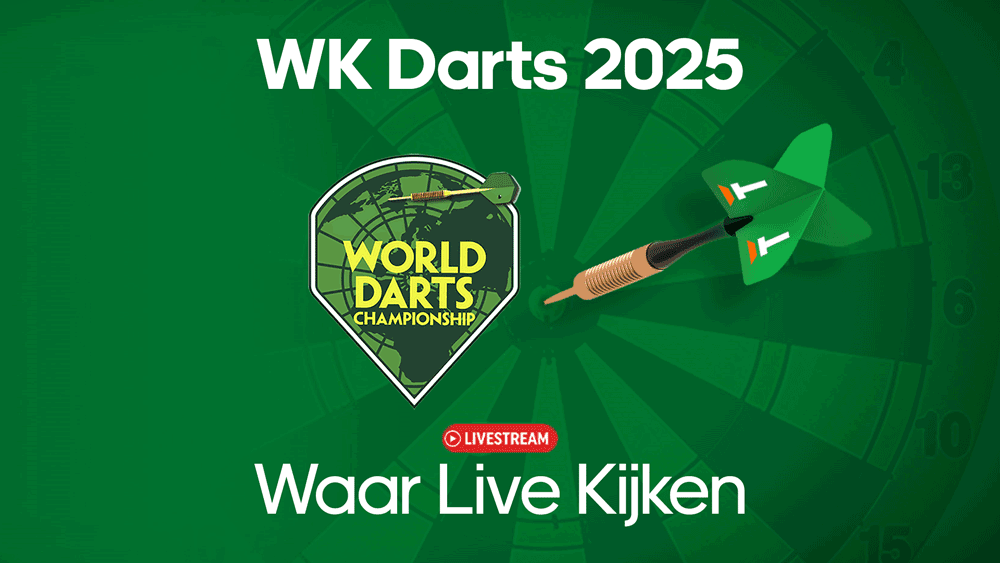wk darts op tv vandaag viaplay welke zender en hoe laat moet michael van gerwen vanavond