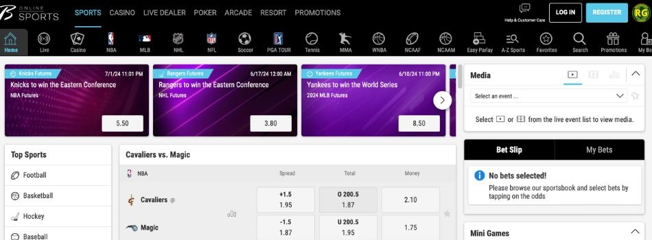 Borgata Sportsbook Screenshot
