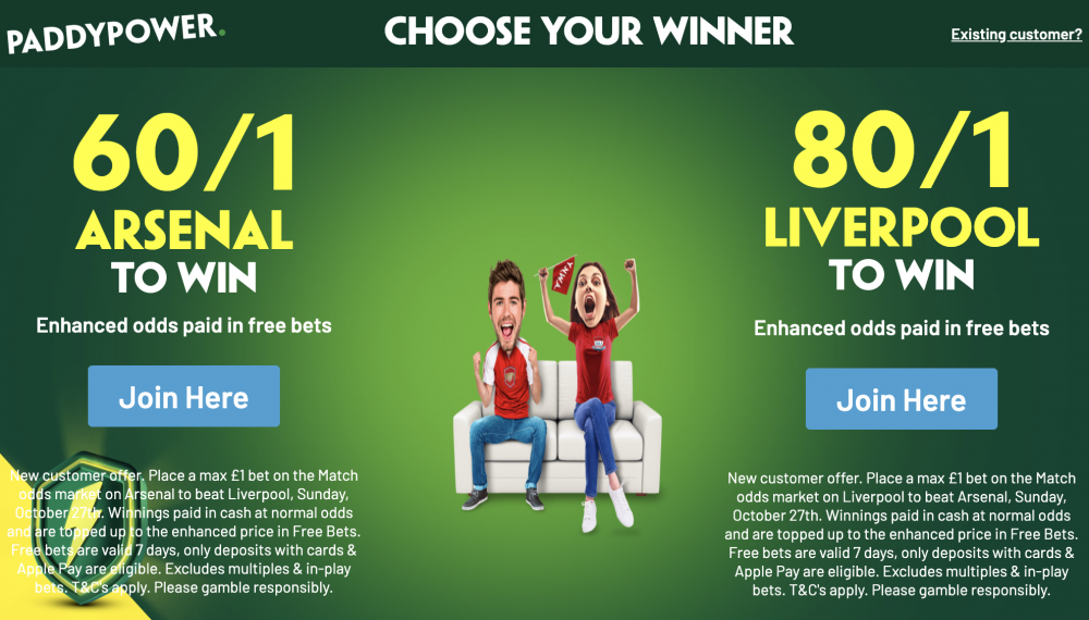paddy power offer