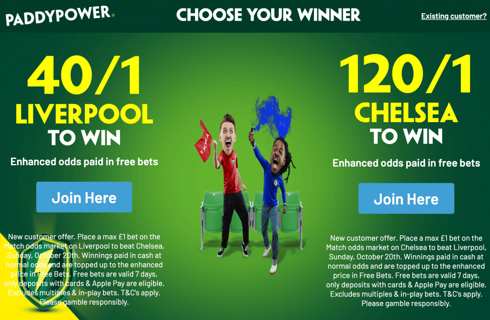paddy power liverpool chelsea