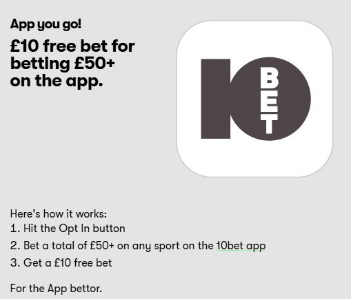 10bet App You Go Offer
