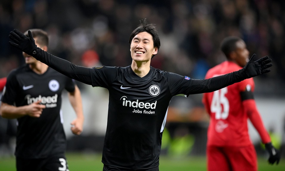 Daichi Kamada has excelled in the Europa League.