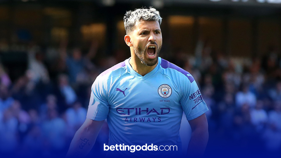 Aguero has 16 league goals this season and we fancy him to bag another this evening