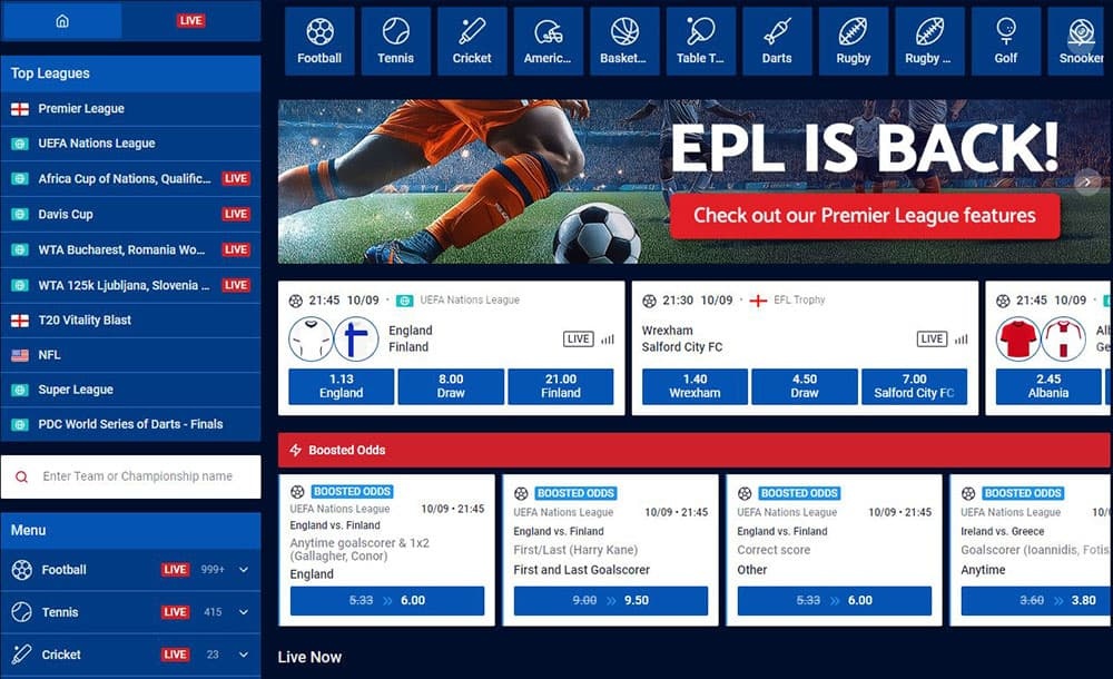 All British Casino Sports