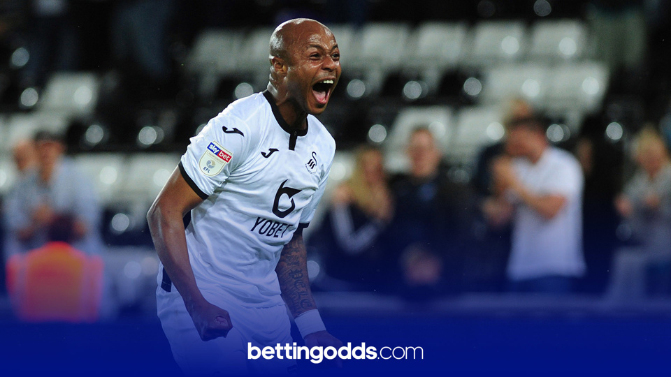 Andre Ayew has scored nine league goals for Swansea have been the most profitable club to back in the Championship this season