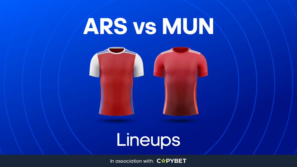 arsenal vs man utd lineups