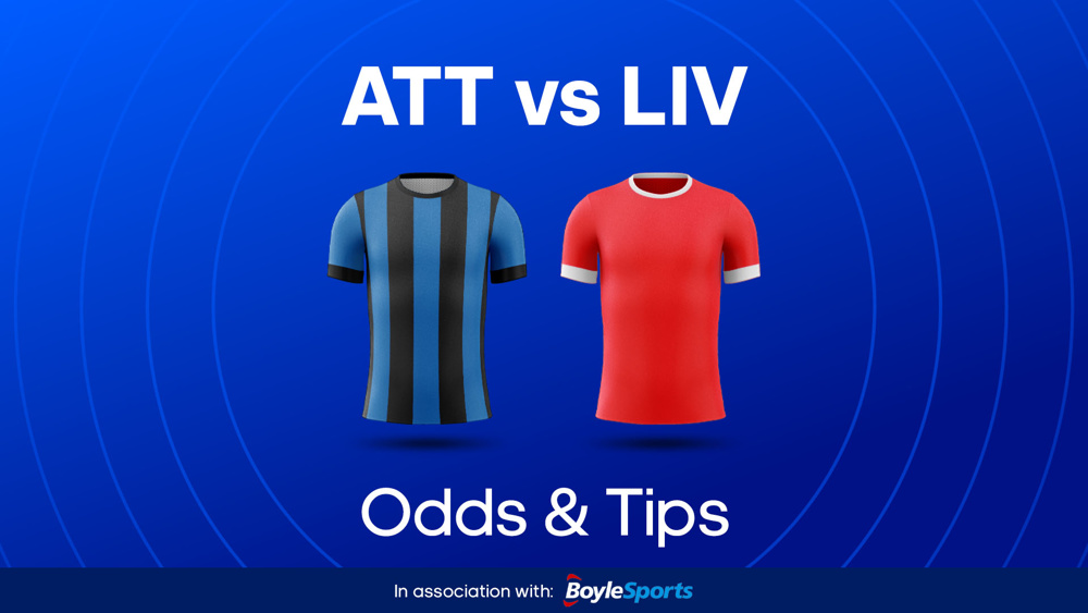 black and blue striped shirt and red shirt between att vs liv odds & tips text