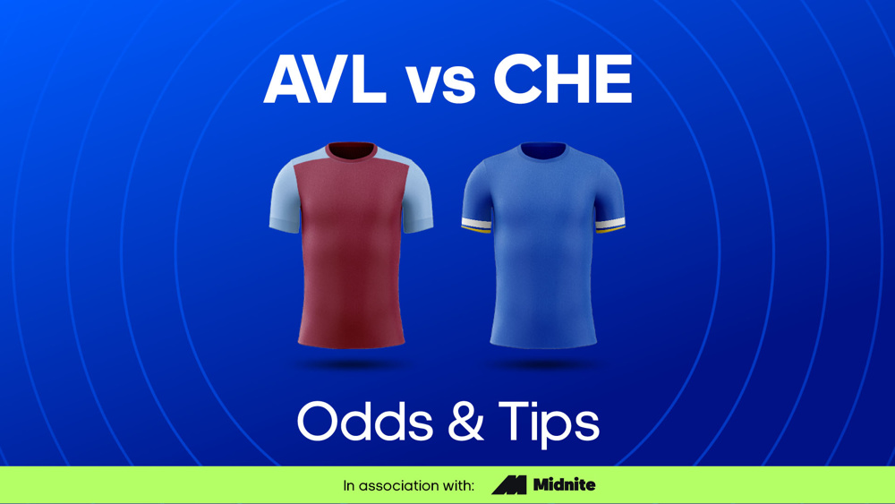 claret and blue shirt and blue shirt between avl vs che odds & tips text