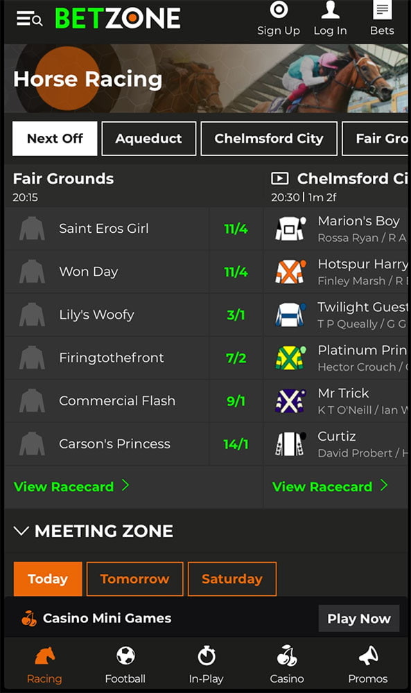 Betzone Horse Racing