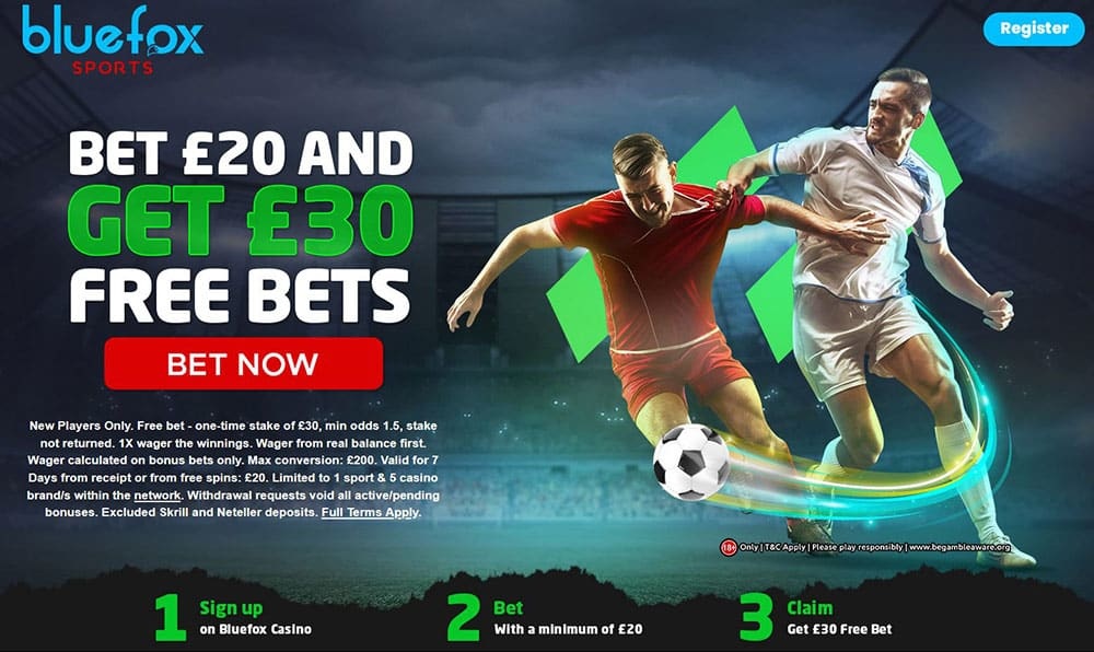 BlueFox Sports Sign-up Offer