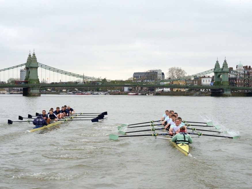 The Boat Race takes place this afternoon.