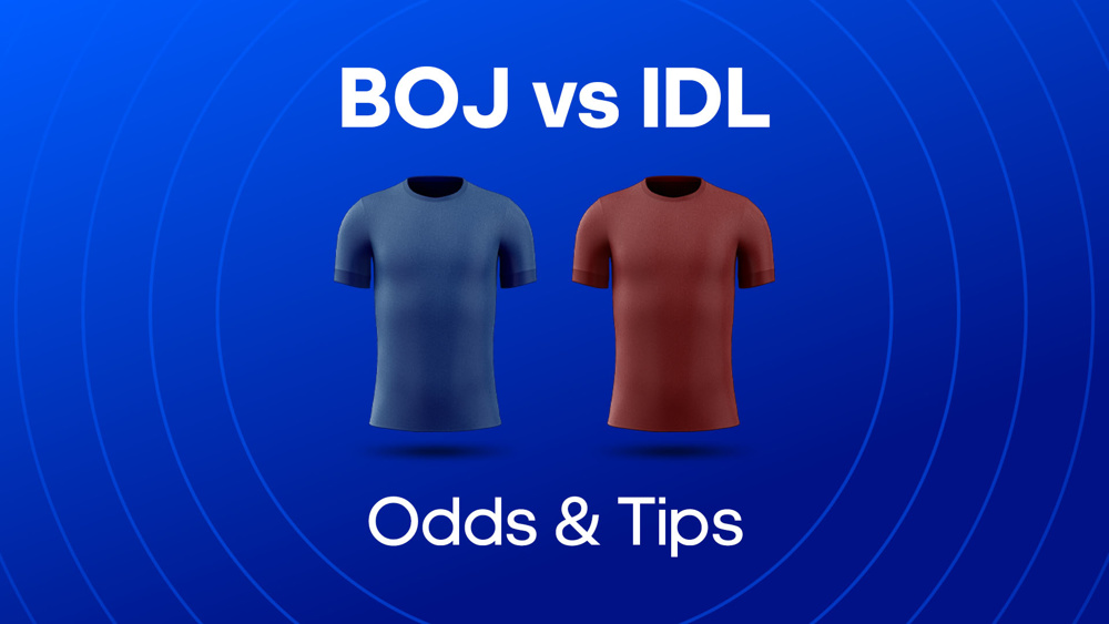 blue shirt and red shirt between boj vs idl odds & tips text