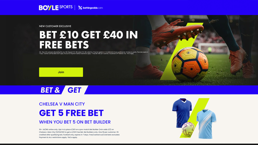 BOYLE Sports Chelsea vs Man City