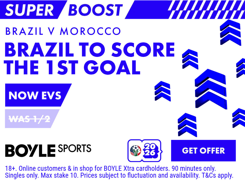 BOYLE Sports Brazil vs Morocco Offer