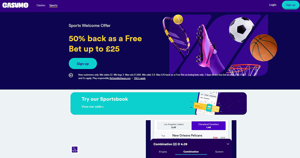 Casumo Betting Site