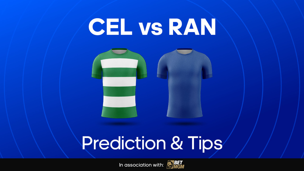 green and white hooped shirt and blue shirt between cel vs ran prediction & tips text