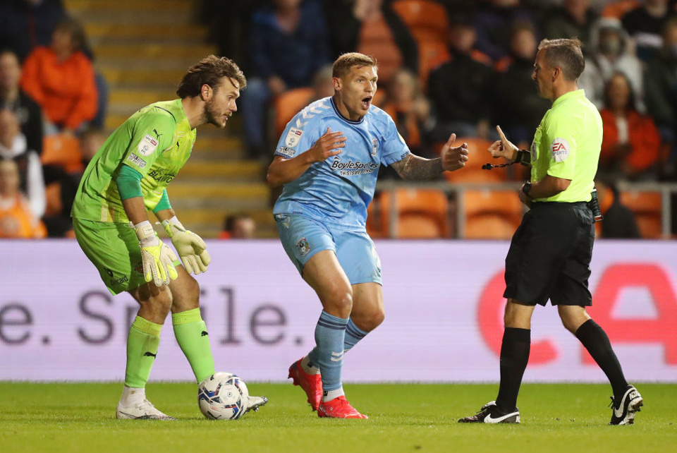 Coventry came out 1-0 winners at Bloomfield Road earlier in the season