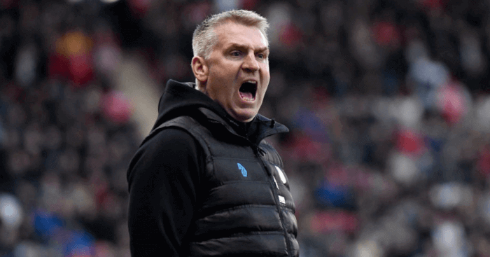 Dean Smith's Aston Villa face a tough run-in when they return to action