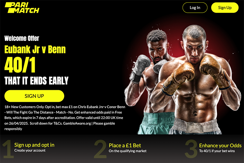 Eubank vs Benn Parimatch Offer