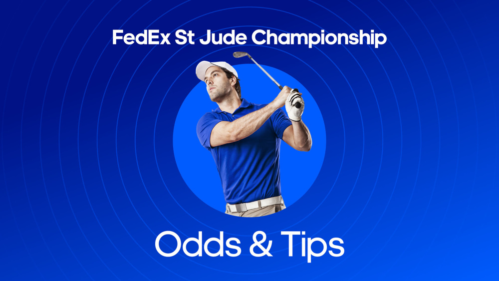 golfer between fedex st jude championship odds & tips text