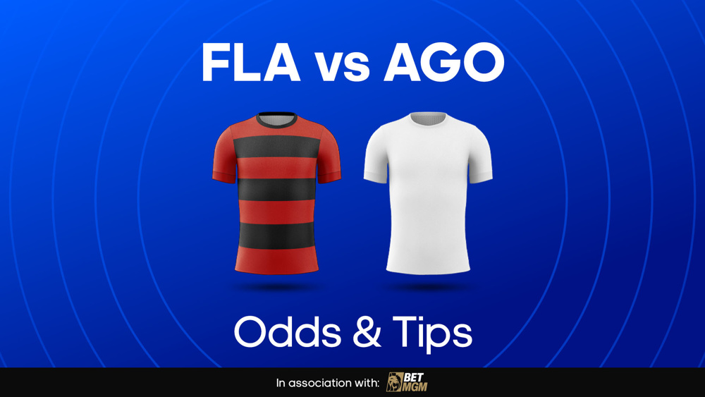 red and black hooped shirt and white shirt between fla vs ago odds & tips text
