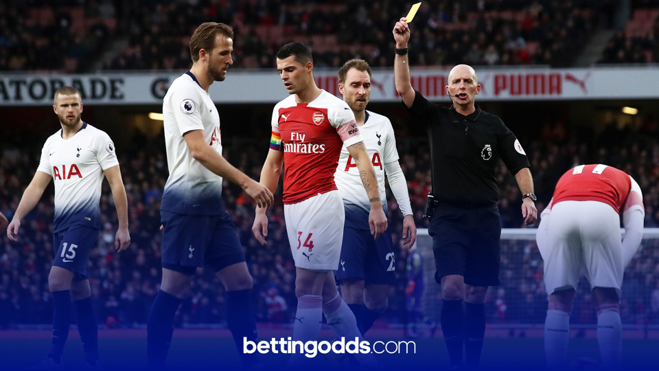We even have a picture of Granit Xhaka getting booked it happens that often!